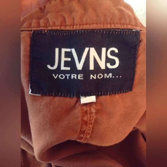 Beautiful France 🇫🇷 Brown Jevns Votre Nom Button High Waisted Maxi Skirt L XL - Picture 6 of 8